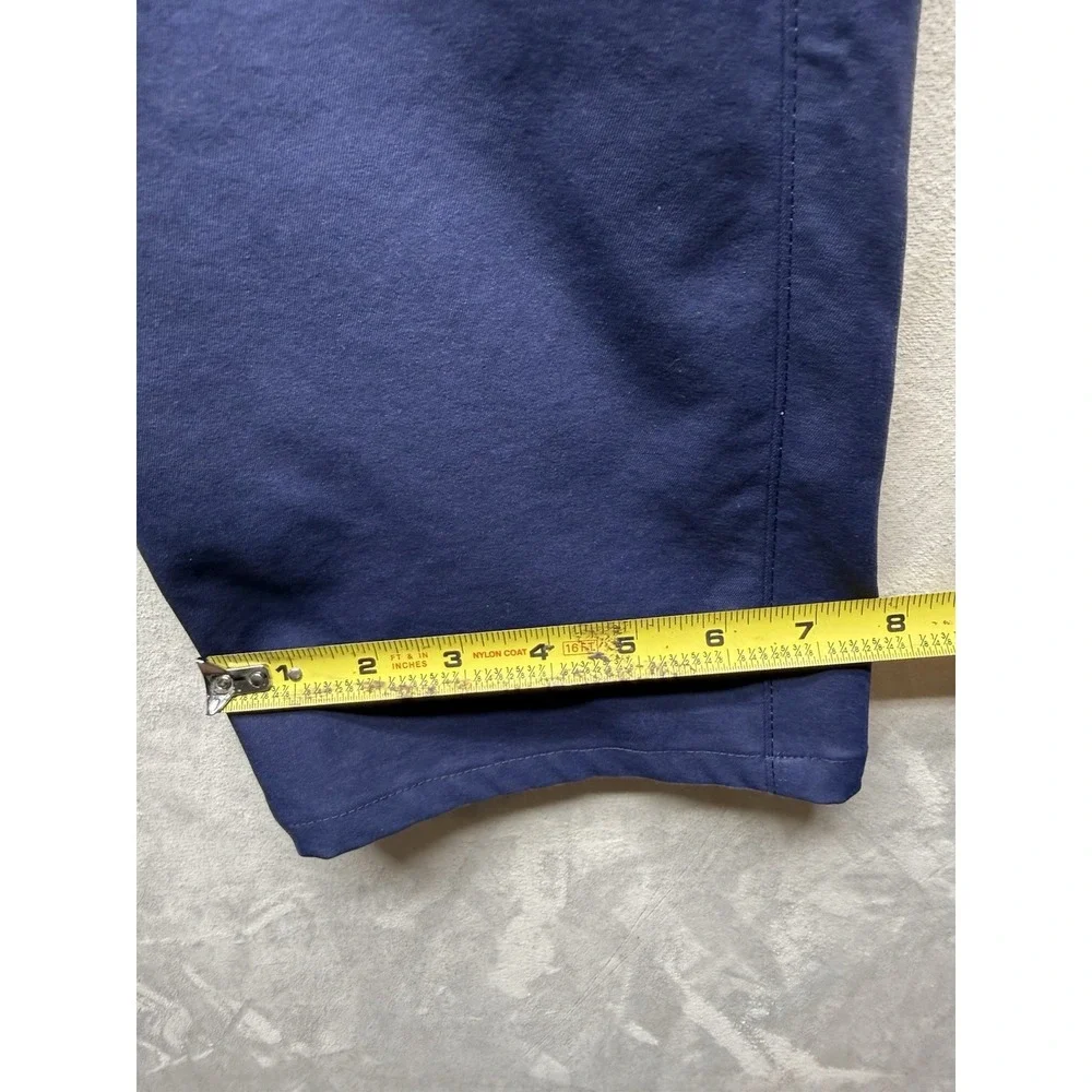 Peter Millar Crown Sport EB66 Performance Golf Pants Mens 35x32 Navy Blue Chino